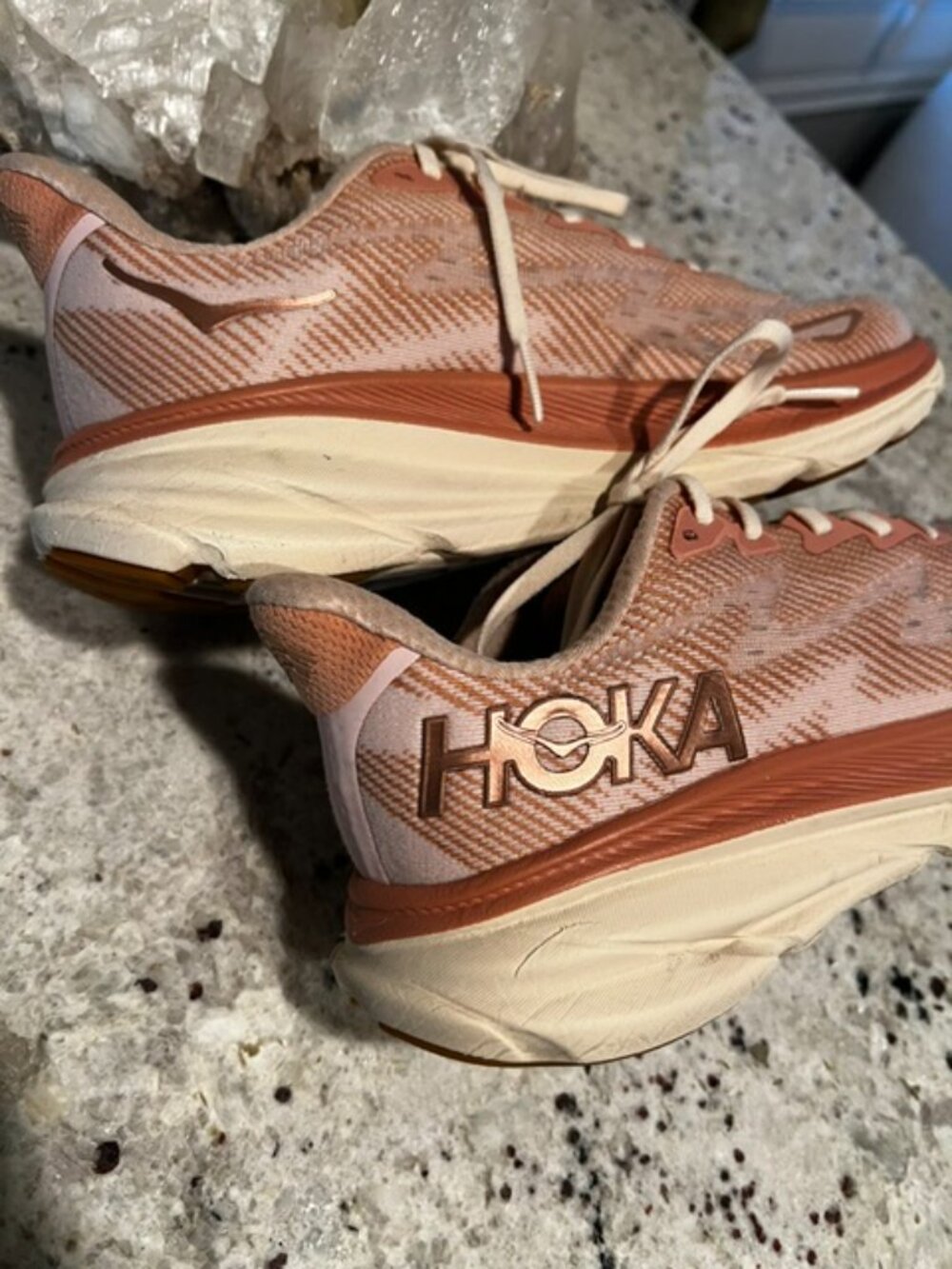 Blush Pink HOKA Cliftons Women's 7.5M ~ Great Condition! retailed for $170 - Picture 6 of 7